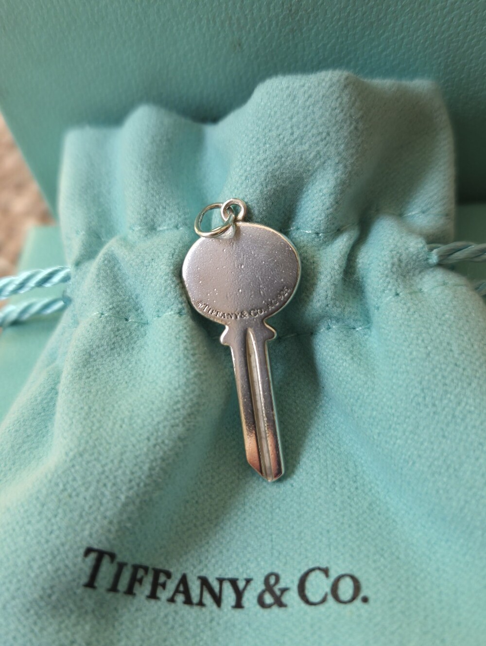 Tiffany & Co. Sterling Silver Key Charm